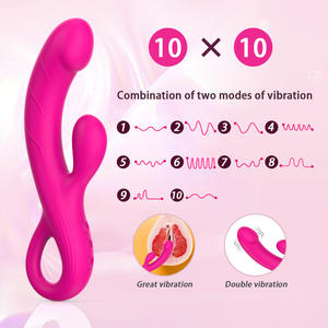 Yanai Liquid Full-Coated Ultra-Soft Rabbit Vibrator Mujeres Dual-Vibration Masturbator USB Recargable IPX6 Impermeable 10 - Product Image 4