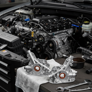 ปั๊มน้ำมันเครื่องอะลูมิเนียมยี่ห้อ LU สำหรับรถยนต์ CHEVROLET Z20S VCDI 16V 2.0 ลิตร ปี 2007-2011 - Product Image 2