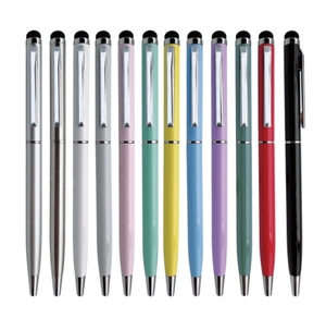 Bolígrafo Metálico Personalizado con Punta Táctil para Pantallas, Regalo Promocional Económico con Logotipo Personalizado para Teléfono Móvil - Product Image 1