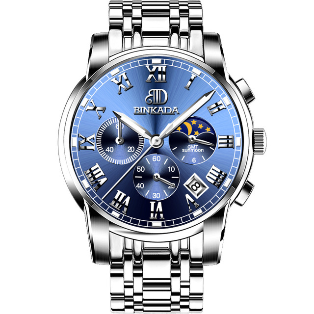 2025 Men's Luxury Sports Quartz Wristwatch Stainless Steel Waterproof Classic Fashion Casual Watch