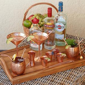 Taza de cobre acabada martillada para el uso de la bebida del hotel del bar casero - Product Image 1
