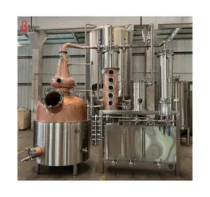 Equipo de destilación de whisky, máquinas de bebidas y vino, destilería industrial a la venta