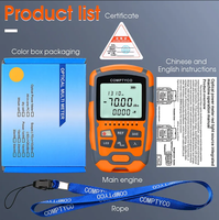 OPM Handheld Mini Fiber Optical Power Meter Probador de cable de fibra óptica-70 + 10 or -50 + 26