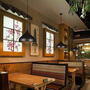 Dekorative Industrielle Metall-Lampenschirme für Innenräume, Farbenfroher Kronleuchter, E27-Lampe, Makronen-Pendelleuchte, Moderne Küchenbeleuchtung - Product Image 5