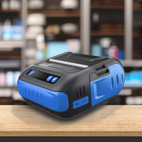 Printer Penerimaan Barcode seluler 3 inci 80mm, Printer USB saku genggam portabel Mini 80 dpi antarmuka POS 203dpi