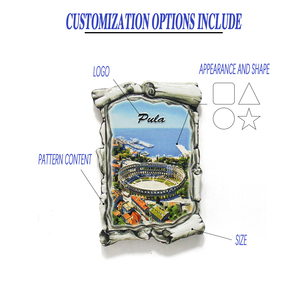 Souvenirs de voyage de Croatie, aimants de réfrigérateur en résine 3D, vente en gros, paysages de Trogir, Hvar, Vir, Pula, aimants de réfrigérateur, cadeaux touristiques - Product Image 6