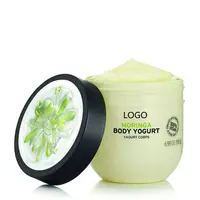 Private Label 100% Vegan Voedende Hydraterende Moringa Body Yoghurt Crème