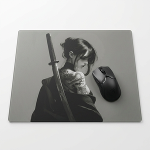 Tapis de <span class=keywords><strong>souris</strong></span> personnalisé avec logo, en verre de 3 mm, surface sablée, revêtement AF EXO, base antidérapante en silicone, tapis de <span class=keywords><strong>souris</strong></span> de jeu en verre dur, fabrication en usine - Product Image 3
