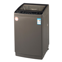 Machine à laver entièrement automatique 7.5KG laveuse à linge compacte portable 10 programmes 8 niveaux d'eau pour camping, appartement, dortoir