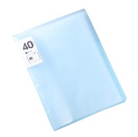 Carpeta de Presentación con 40 Bolsillos para Hojas Tamaño Carta, Carpeta con Protectores de Hojas, Carpeta con Fundas Transparentes
