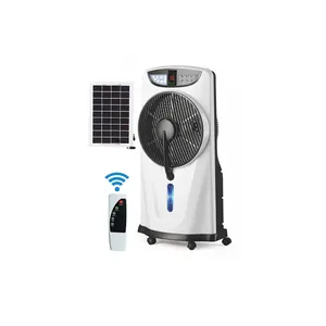 Fabriek Groothandel Ac Dc Solar Oplaadbare Mist Fan