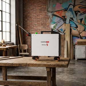 Machine de nettoyage au laser pulsé refroidie par air de 1000 W, outil de décapage de la rouille industriel portable haute puissance, décapant de <span class=keywords><strong>peinture</strong></span> pour métal et bois - Product Image 2