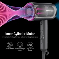 Dr. PRITECH — sèche-cheveux à moteur DC, sèche-cheveux grande vitesse avec fonction de prise fraîche
