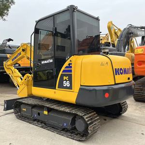 Livraison Gratuite – Mini-Excavatrice d'Occasion Komatsu PC56-7 (5,5 Tonnes) d'Origine Japonaise pour Ferme, avec Moteur Certifié EPA/CE - Product Image 2