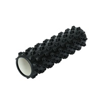 CZFIT Rouleau de yoga et de Pilates en mousse EVA, style dents de loup, pour relaxation musculaire, avec tube intérieur en PVC pour l'équilibre