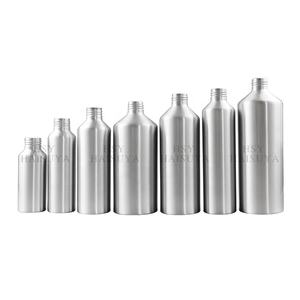 Flacons de gel douche en aluminium <span class=keywords><strong>à</strong></span> épaule inclinée argentés de 20 ml <span class=keywords><strong>à</strong></span> 5 litres, bouchon <span class=keywords><strong>à</strong></span> vis cylindrique, parfum, lotion, huiles essentielles, <span class=keywords><strong>savon</strong></span> <span class=keywords><strong>à</strong></span> <span class=keywords><strong>vaisselle</strong></span> - Product Image 1
