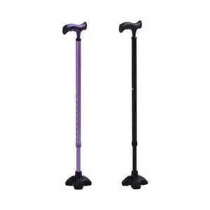 Bastón Plegable de Aluminio Personalizado, Ajustable y Plegable para Personas Mayores, con 10 Niveles de Ajuste de Altura, Ayuda Ligera para Caminar - Product Image 1