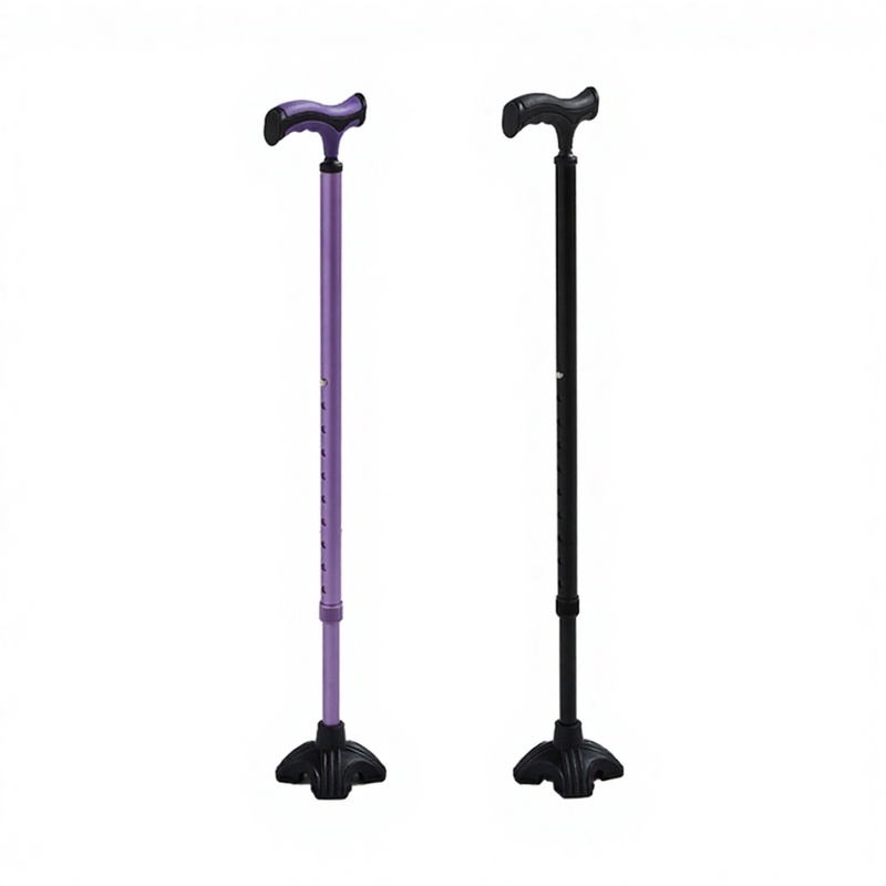 Folding Aluminum Walking Stick with Seat