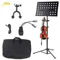 Wholesale Cheap Price Sheet Music Stand with Violin Hanger Folding Music Stand Light