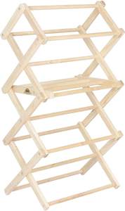 Séchoir à linge en bois robuste pour le séchage des vêtements - Product Image 5