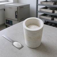 Sagger réfractaire en Corindon-Mullite pour la cuisson des poudres, résistance aux hautes températures, couleur blanche, certifié ISO9001, découpe sur mesure