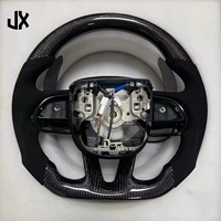Accessoires d'intérieur de voiture pour Dodge Challenger Charger Custom LED Volant en fibre de carbone forgé pour Jeep Cherokee