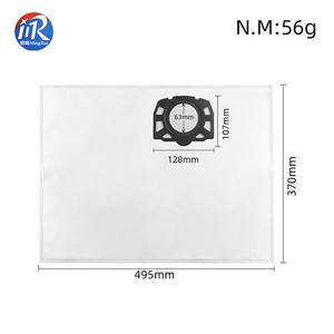 Sacs filtrants réutilisables pour aspirateurs commerciaux Kärcher KFI 357 WD2 Plus WD3S WD3V KWD <span class=keywords><strong>SE4001</strong></span> SE4002 (polaire/poussière) - Product Image 3