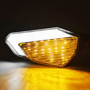 <span class=keywords><strong>Intermitentes</strong></span> LED universales de 12V, luces <span class=keywords><strong>intermitentes</strong></span> traseras para <span class=keywords><strong>patinete</strong></span> eléctrico con luz intermitente de agua corriente, Mini luces de conducción para motocicletas - Product Image 5