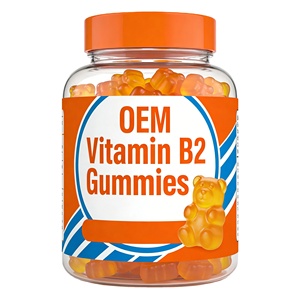 Gomitas de Complejo Vitamínico B para Adultos, Fórmula Completa de Vitaminas B para Apoyo Energético, Gomitas Veganas de Riboflavina Vitamina B2 - Product Image 1