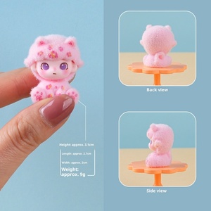 Nueva Serie de Fantasía: Linda Figura de Resina de Gatito Momoko en Postura Sentada, Decoración Creativa y Moderna para Escritorio - Product Image 3