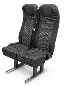 Par de Asientos Reclinables de Lujo para Minibús con Mesa Plegable para Comida y Cinturón de Seguridad para Sprinter - Product Image 1