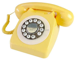 Vert Noir Couleur Design Mode USA Rétro Maison Filaire Européenne Antique Vintage Téléphones Style Ancien Mini Téléphone Fixe - Product Image 6