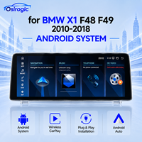 Système multimédia automobile Android 12,8 pouces avec CarPlay sans fil et Android Auto pour BMW X1 F48 F49 2018, écran tactile IPS, navigation