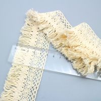 Dentelle brodée ERKOUMI, garniture en dentelle de coton crochetée exquise pour tablier de fête, décoration, emballage de boîte cadeau, sachet, fournitures de couture