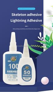 Adhésif cyanoacrylate haute performance JXY pour le collage de pierres et de roches dans les aménagements paysagers, couleur transparente, 50g/100g - Product Image 2