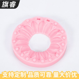 Silicone Cake Decoration Mold Pink Round With Tooth Design For Baking And Pastry Tools - Product Image 4