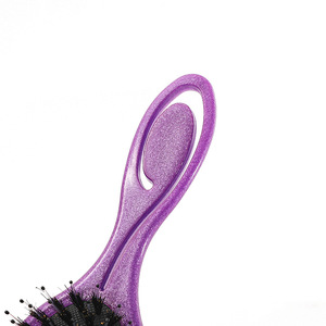 Cepillo de cerdas de cerdo con brillo Yunli, cepillo grande antiestático para masaje del cuero cabelludo y uso doméstico - Product Image 4