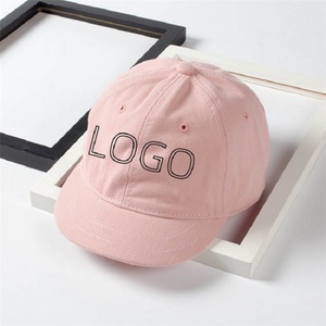 Logo personnalisé Casquettes de baseball à bord court Couleurs unies Hip Hop Casual Casquette réglable Papa Chapeau personnalisé - Product Image 4