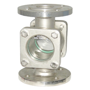 Mirilla tubular de alta temperatura con ventana simple o doble y brida, OEM, para indicador de flujo de gas, aire, agua y aceite, personalizada - Product Image 4
