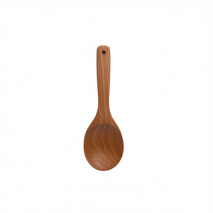 MNJ Wooden Rice Spoon 12503 Natural Wood Kitchen Utensil 12Pcs Pack - Product Image 1