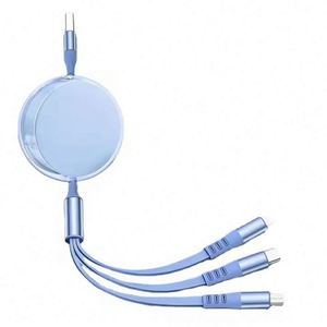 Câble de données multifonction 3-en-1 à charge rapide 120W, 1,2m, pour cadeaux promotionnels et d'affaires - Product Image 2