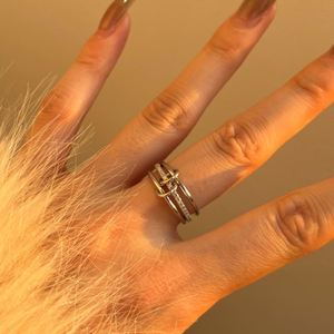 Dylam Fashion Jewelry for Women S925 <b>Silver</b> Rhodium Plated Multiple Layer 5A Zirconia <b>Stacking</b> Daily Wear Accessories Jewellery - Product Image 5