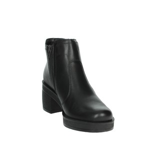 Stivaletti neri a punta da donna con tacco alto traspirante soletta in PU in stile Casual con lacci per 657200 autunno inverno - Product Image 5