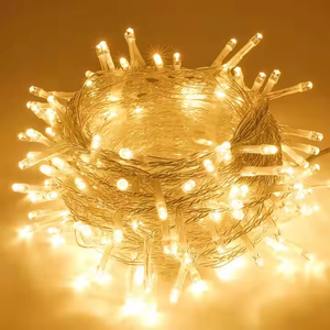 Cadena de luces enchufables para exteriores e interiores, impermeable, multimodo, para habitación, decoración para fiesta de boda, luz de árbol, luz intermitente de Navidad - Product Image 3