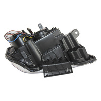 JOESHIER Nuevos Faros de Repuesto para Terrain 2010-2015, Medio Ensamblaje LED y Halógeno, Accesorios de Iluminación para Automóvil de 24V