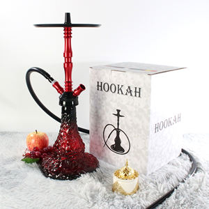 Klassisches Luxus-Shisha-Set mit modernem minimalist ischen Metall design mit mehreren Schläuchen Free Style Shisha und Chisha für unterwegs - Product Image 2