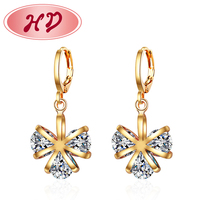 Joyería de Moda Oro Bijouterie, Juego de Aretes Turcos al por Mayor con Diseño de Dijes Chapados en Oro de 18k para Regalo de Boda