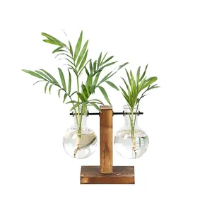 Vase à fleurs de Terrarium en verre plexiglas, dispositif bon marché, décoration, pour centre de table de mariage, vente en gros