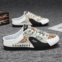 Nouvelles mules d'été pour hommes à bout fermé, style mocassins, tendance, à enfiler, décontractées d'extérieur, en matière synthétique