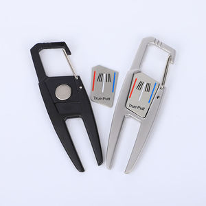 Ouvre-bouteille et outil de réparation de divots de golf en acier inoxydable avec logo gravé, prix de gros - Product Image 2